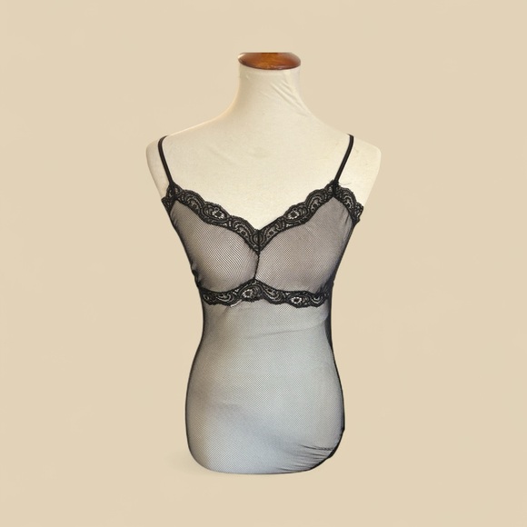 Cossabella mesh and Black Lace thong body suit - Picture 1 of 4